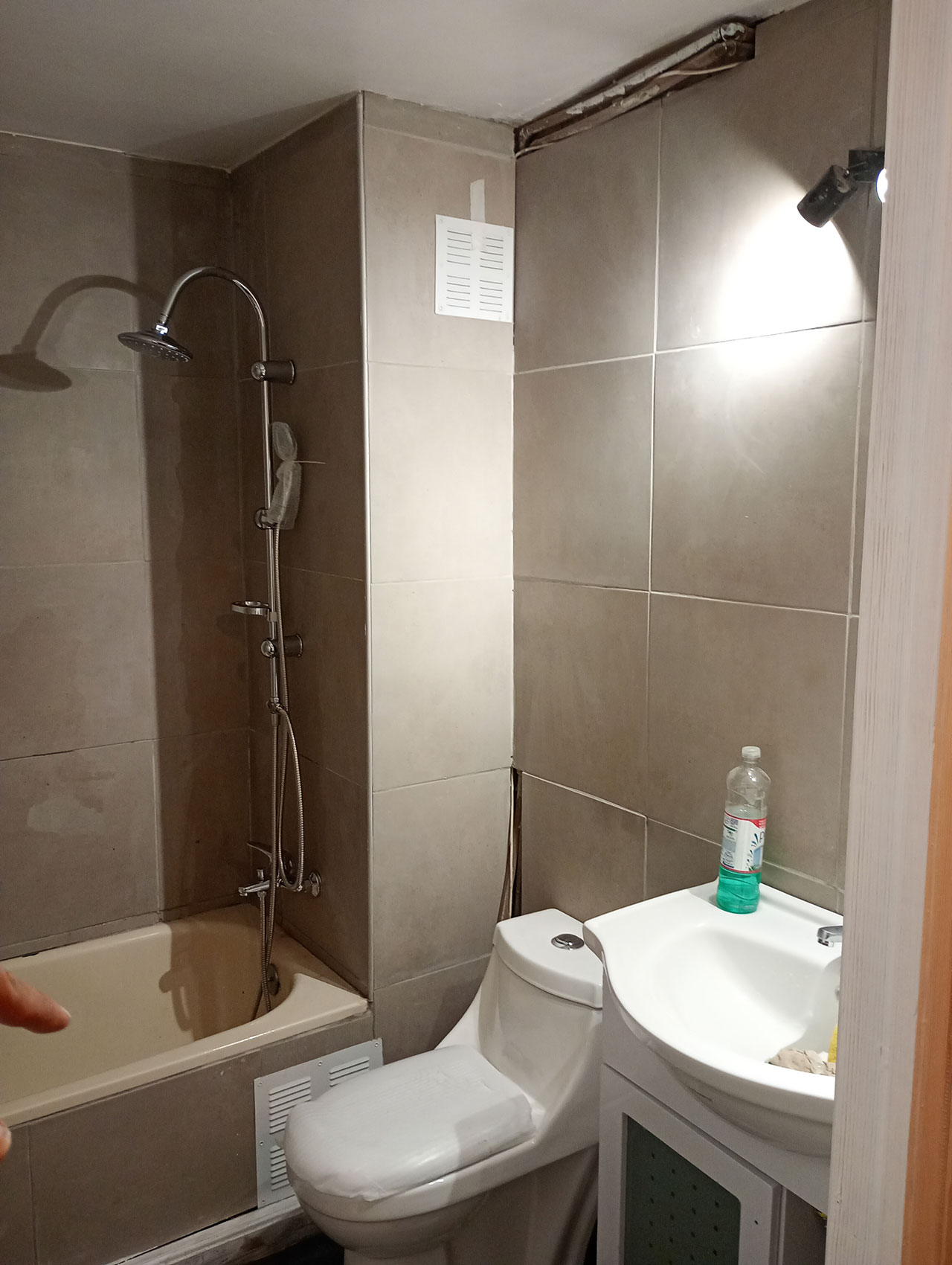 Baño en proceso
